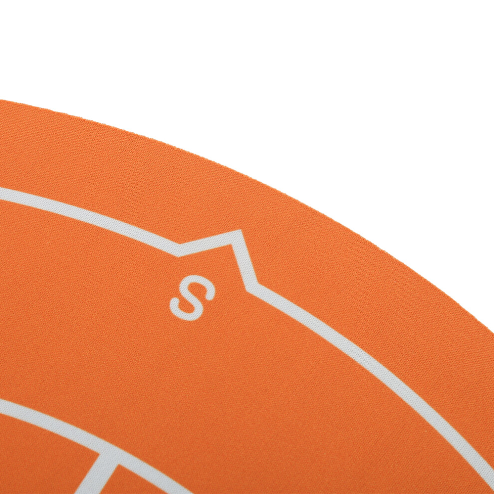 Waterproof 50X50cm Drone Landing Pad For Outdoor Uav Landings Orange 7891379763039