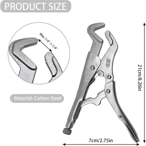 Adjustable Locking Pliers for Welding with Heavy Duty and Ergonomic Comfort Handle 2
