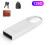 Μεταλλική μονάδα flash USB με δυνατότητα προσαρμογής και σχεδίασης μπρελόκ, υψηλής 4