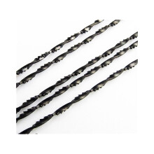 12 Pack 130mm Spiral Scroll Saw Blades Carbon Steel for Precision Woodworking and Crafts