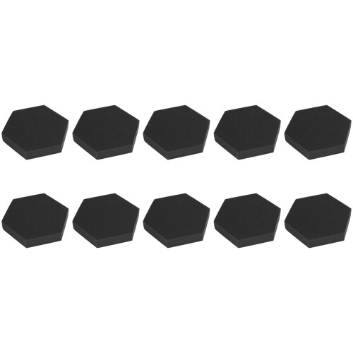 10Pcs Hexagonal Akustikschaum Flammhemmend Hohe 2
