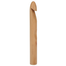 Extra nagy fa horgolótű vastag fonalból készült kézműveskedéshez, óriás vastag fonal horgolásához, ergonomikus fogantyú, sima felület,