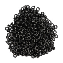 Occhielli in metallo per uso artigianale e industriale, kit di occhielli con diametro interno di 5 mm, occhielli in ferro per scarpe, pelle, tende,