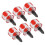 Small Screwdriver Set for Electronics, Stubby Screwdriver with Flat Head and Phillips Head, Short Handle Design Compact Design High Hardness and 7