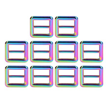 Colorful Rotating Snap Hooks, High-Quality Plating Technology Ensures Long Service Life For Your Webbing And Strap Adjustments, 10Pcs