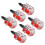 Small Screwdriver Set for Electronics, Stubby Screwdriver with Flat Head and Phillips Head, Short Handle Design Compact Design High Hardness and 6
