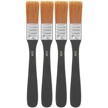 Ensemble de pinceaux pour peinture acrylique, compatible avec une large gamme de médiums (peinture à l'huile et gouache), poils en nylon doux,