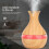Kølig Mist Luftfugter med Farveskiftende LED-lys, Stille Aromaterapi Oliediffuser, USB-drevet Indendørs Diffuser for Forbedret Luftkvalitet, 4