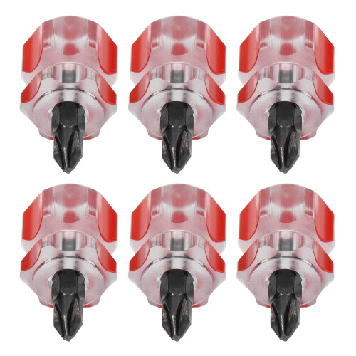 Small Screwdriver Set for Electronics, Stubby Screwdriver with Flat Head and Phillips Head, Short Handle Design Compact Design High Hardness and 2