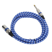 Cavo per microfono per esibizioni dal vivo, interconnessione bilanciata con connettori resistenti (3 metri)