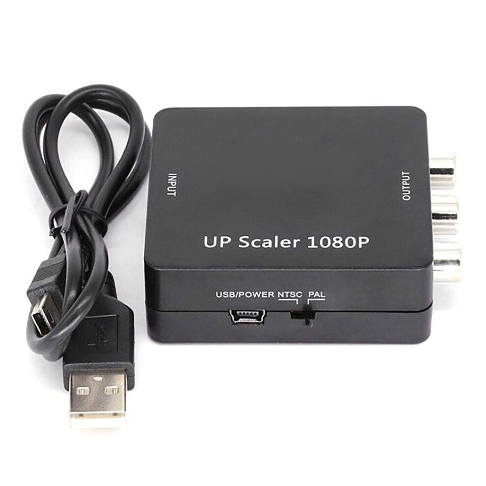 Rca To Hdmi Converter, Analog Composite To Digital Hdmi Adapter, Av To Hdmi Converter For Pal, Ntsc Standard Tv Formats, Signal Processing With 9340258780462