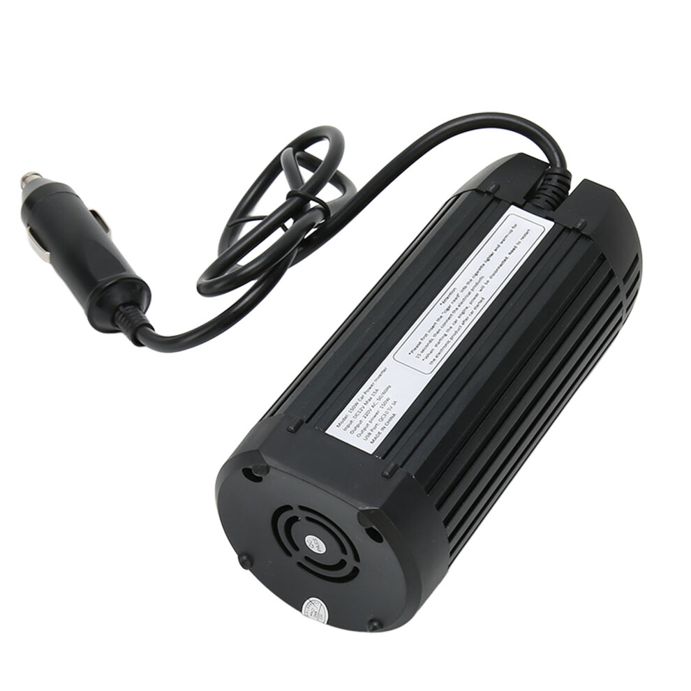 Ultra Compact Power Inverter, 12V Dc To 220V Ac Conversion With Smart Charge Function, 150W Continuous Power Lithium Battery Charger With Overload 9340258780851