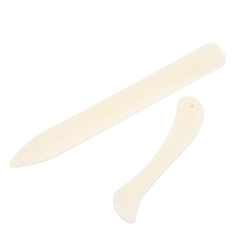 Durable Plastic Bone Folder for Crafters, Traditional Scoring and Folding Tool with Precise Control and Smooth Finish, Ideal for Bookbinding Scrapbook 1