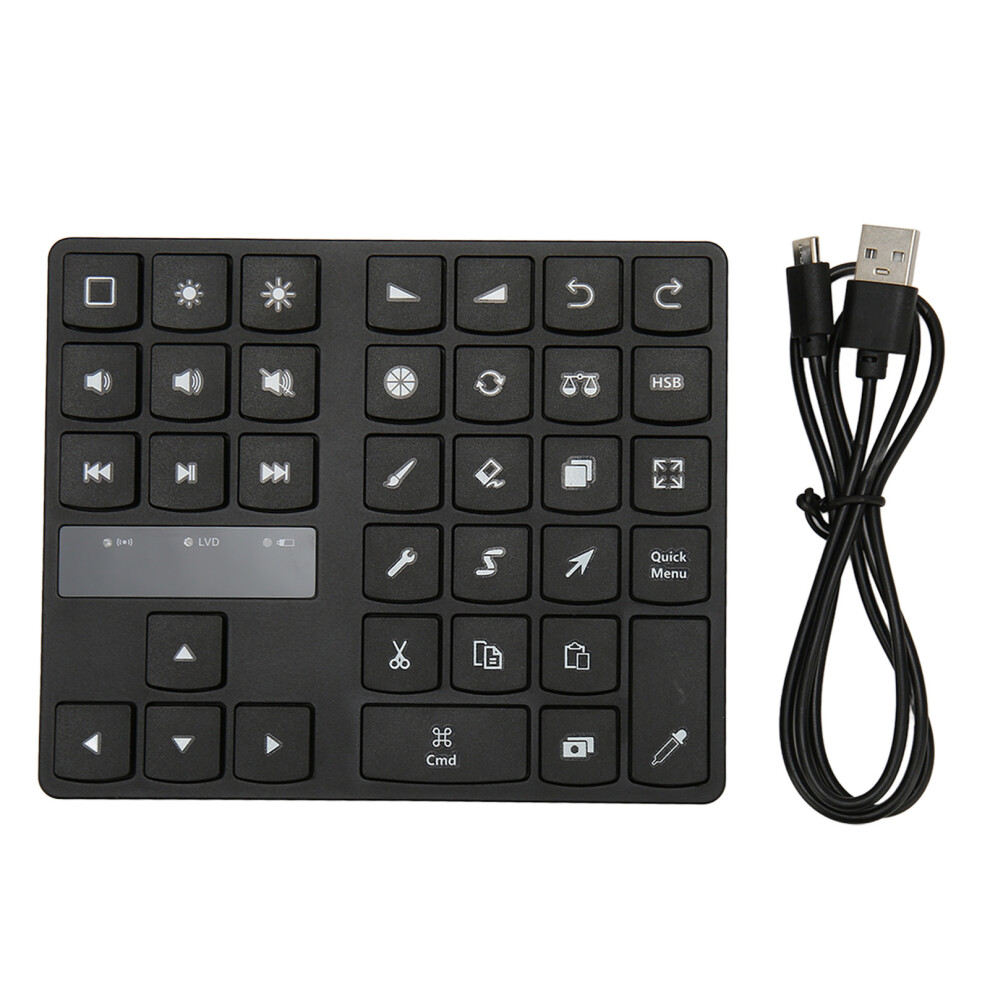 Quality Typing Experience With Compact Wireless Numeric Keypad, Auto Sleep Function For Energy-Efficient Computing 9147006839355