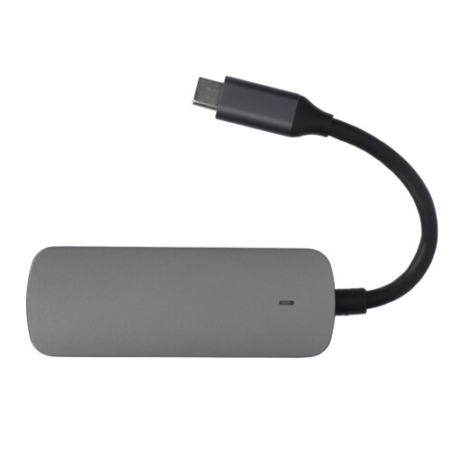 Πολυλειτουργικός διανομέας USB με σχεδιασμό από κράμα αλουμινίου για βελτιωμένη 2