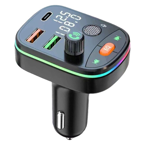 Κιτ αυτοκινήτου Bluetooth, γρήγορη φόρτιση 3.0 Διπλός φορτιστής αυτοκινήτου USB με 1