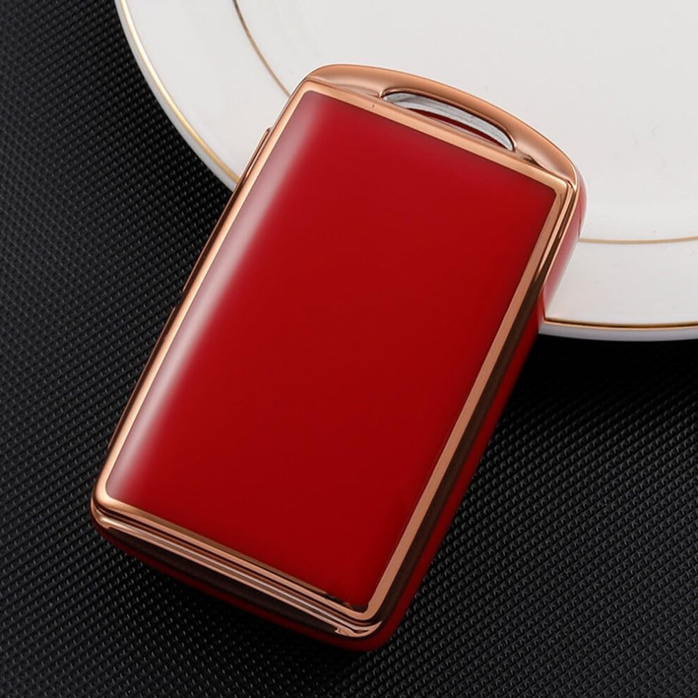 Silicone 3Button Remote Case Scratchresistant Protector Key Cover For Mazda Cx30 Cx3 Red 9187378989562
