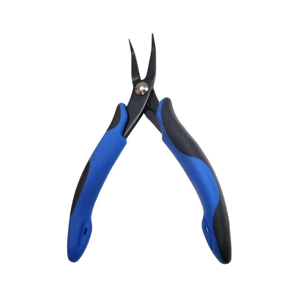 Bent Nose Pliers Carbon Steel 6 Inch Precision Tip With Ergonomic Nonslip Grip Esd Safe 9199774771894