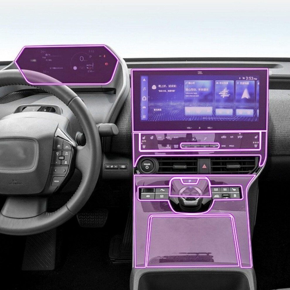 Tpu Car Interior Protection Film Antiscratch Dashboard And Console For Kia Sportage Nq5 20222023 9187378990353