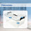 Set of 4 70 Qt Latch Box Replacement Lids for Plastic Storage Containers with Secure Closure 2