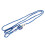 Deep Blue Hamster Leash with Bell, Nylon Rope, Adjustable Button 1