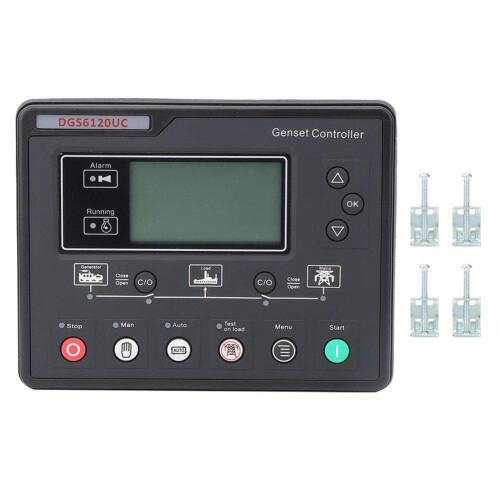 Genset Controller with Automatic Power Switching, LCD Display and MultiLanguage Support for Generators
