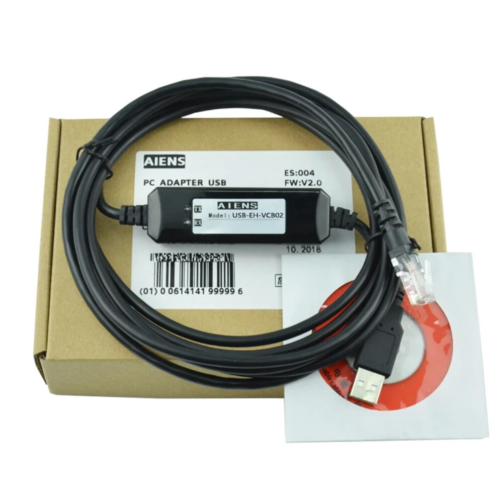 Usb Plc Programming Cable For Mitsubishi Usbehvcb02, Fast Data Transfer And Stable Connection 9199774773478