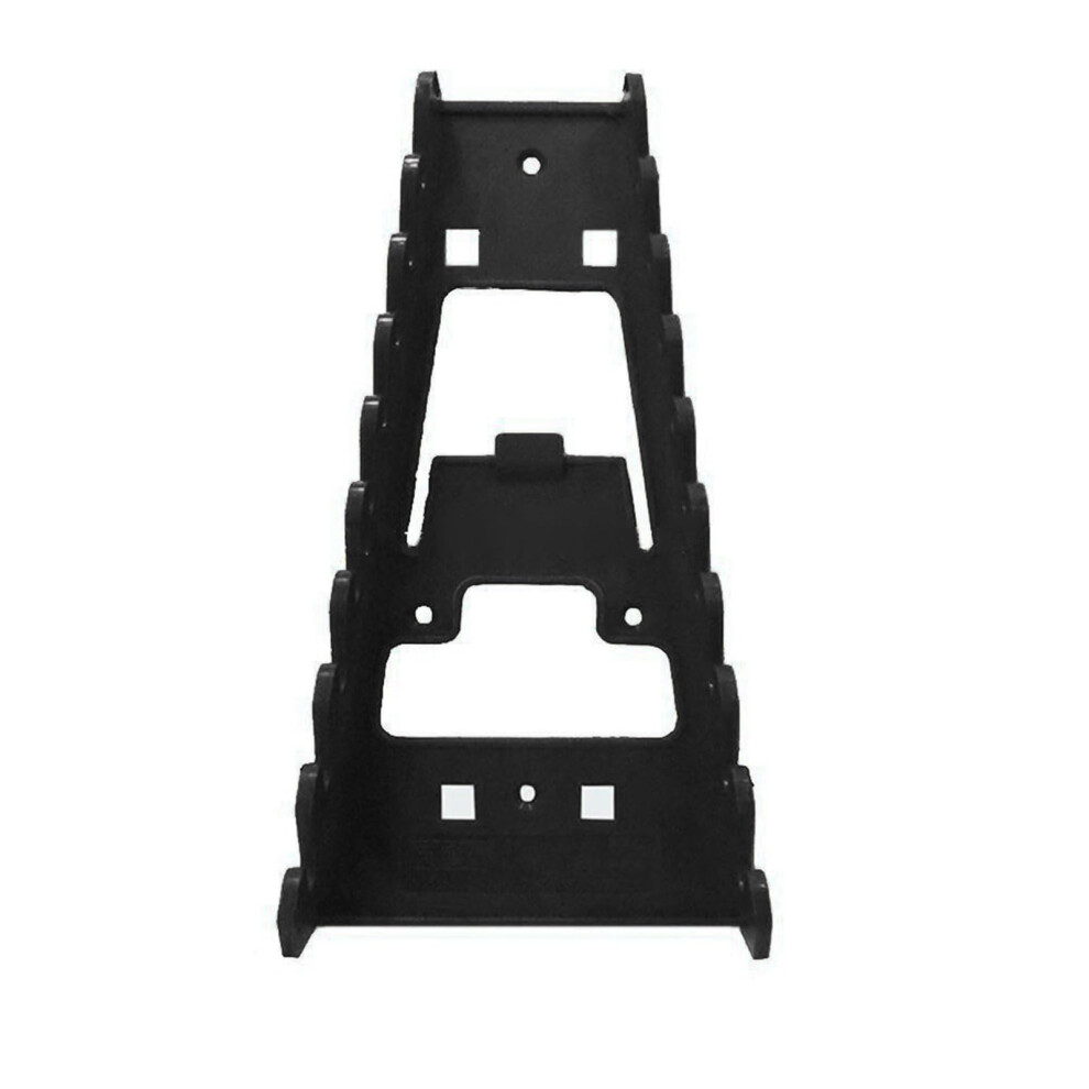 Wrench Organizer Wall Mount Tool Storage Rack For Garage With Multislot Design Black 9187378991114