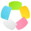 Dough Scraper Set 5 Pack Flexible Plastic Bench Scrapers for Baking Bread Pizza Nonstick Dishwasher Safe Multicolor 1