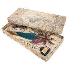 Calligraphy Pen Set with Replacement Nib, Elegant Feather Pen for Writing and Calligraphy Practice