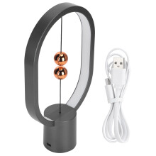 LED-bordslampa som visar upp multifunktionell minimalistisk belysning, prisbelönt designinspirerad smart magnetisk balanslampa, kreativ magnetisk