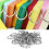 High-Quality Binder Rings, Assorted Sizes For Multi Use Including Scrapbooking & Creative Hangers 6