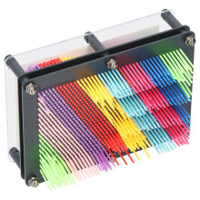 Kolorowa plastikowa zabawka pin art do nauki przez zabawę, ciekawy prezent dla dzieci i dorosłych, sensoryczna zabawka pin art 3D, która inspiruje