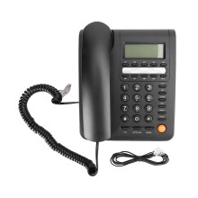 Telefono fisso per ufficio, compatibilità universale, integrità del segnale sicura, qualità delle chiamate stabile e chiara, ampio contrasto del