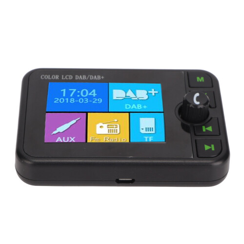 Enhanced Audio Performance Car Bluetooth Adapter, Big Color Screen With Adjustable Neck, For Seamless Driving Experiences 2