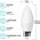 Energy Star LED, διακοσμητική λάμπα κεριού, 5W E27Base, άμεσης ενεργοποίησης, πλήρους 3