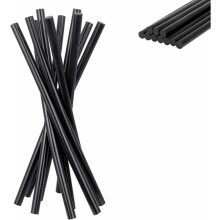 Schwarze Heißklebesticks für verschiedene Oberflächen, ungiftiger, elastischer Kleber für schnelle Dellenreparatur, lebensmittelechtes Material