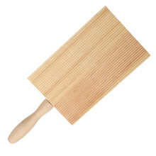 Pasta Making Tools Wooden Gnocchi and Cavatelli Board with Ergonomic Handle for Homemade Pasta