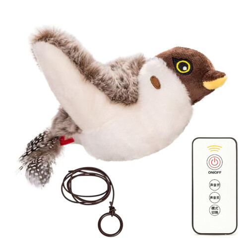 Jouet interactif Rechargeable pour chats, télécommande, oiseau