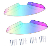 Lot de 2 supports d'angle en acrylique faciles à installer-L