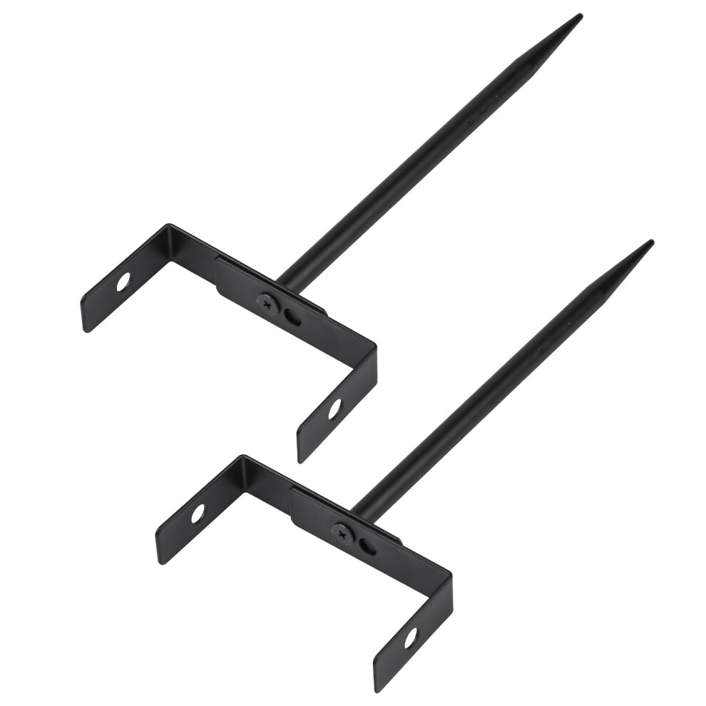 2Pcs Heavy Duty Gutter Downspout Brackets Rust Resistant Metal Support For Drainage Systems 9199774774604