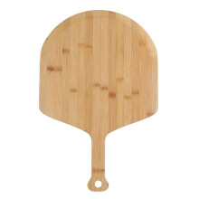 12 Inch Wooden Pizza Peel Paddle with Ergonomic Handle for Baking and Serving