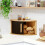 Bamboo Corner Bread Box with DualSide Sliding Door, SpaceSaving Bin for Small Kitchens 2