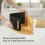 Bamboo Corner Bread Box with DualSide Sliding Door, SpaceSaving Bin for Small Kitchens 5
