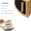 Bamboo Corner Bread Box with DualSide Sliding Door, SpaceSaving Bin for Small Kitchens 4
