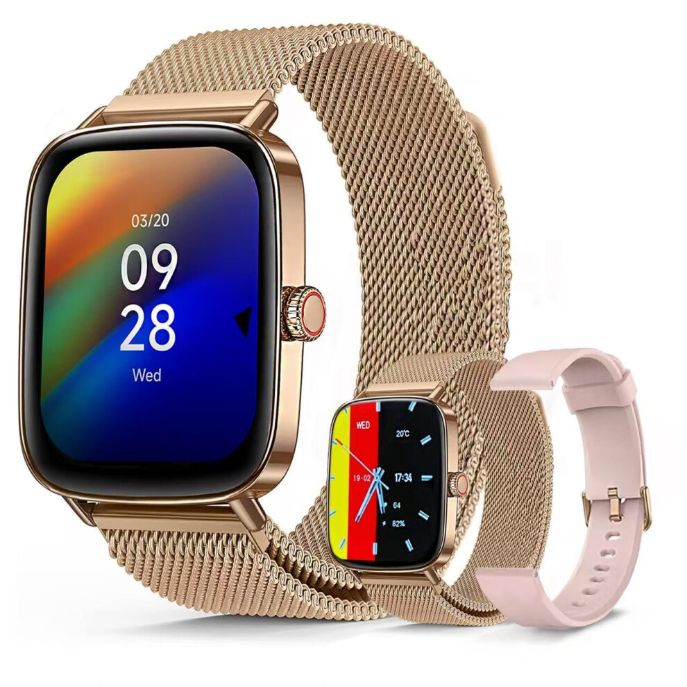 Smartwatch For Women With Bluetooth Calling, 1.85' Large Screen, Ip68 Waterproof, Health Tracking 9094768003565
