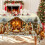 Christmas Tablecloth with Nativity Scene and Sheep, Rectangular Festive Table Cover for Holiday Dining 1