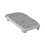 Double Layer Litter Pad Featuring Bottom for Stability-Gray 1