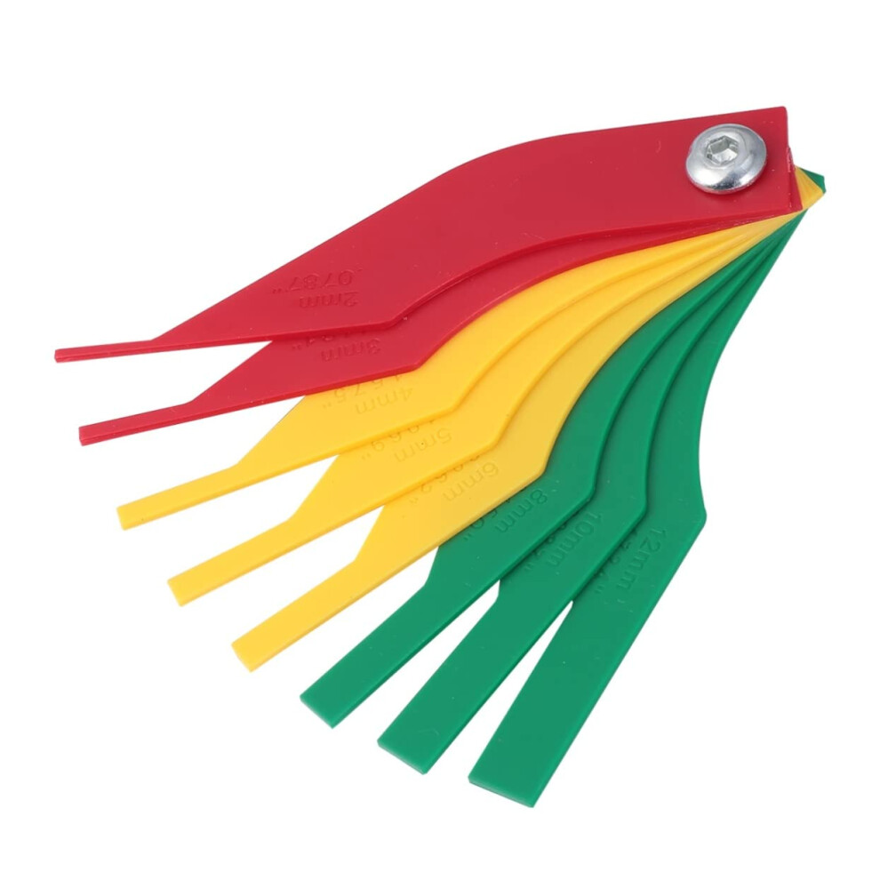 Brake Pad Gauge With Colorcoded Indicators For Accurate Thickness Measurement On Car Rear Brakes 9187378993064