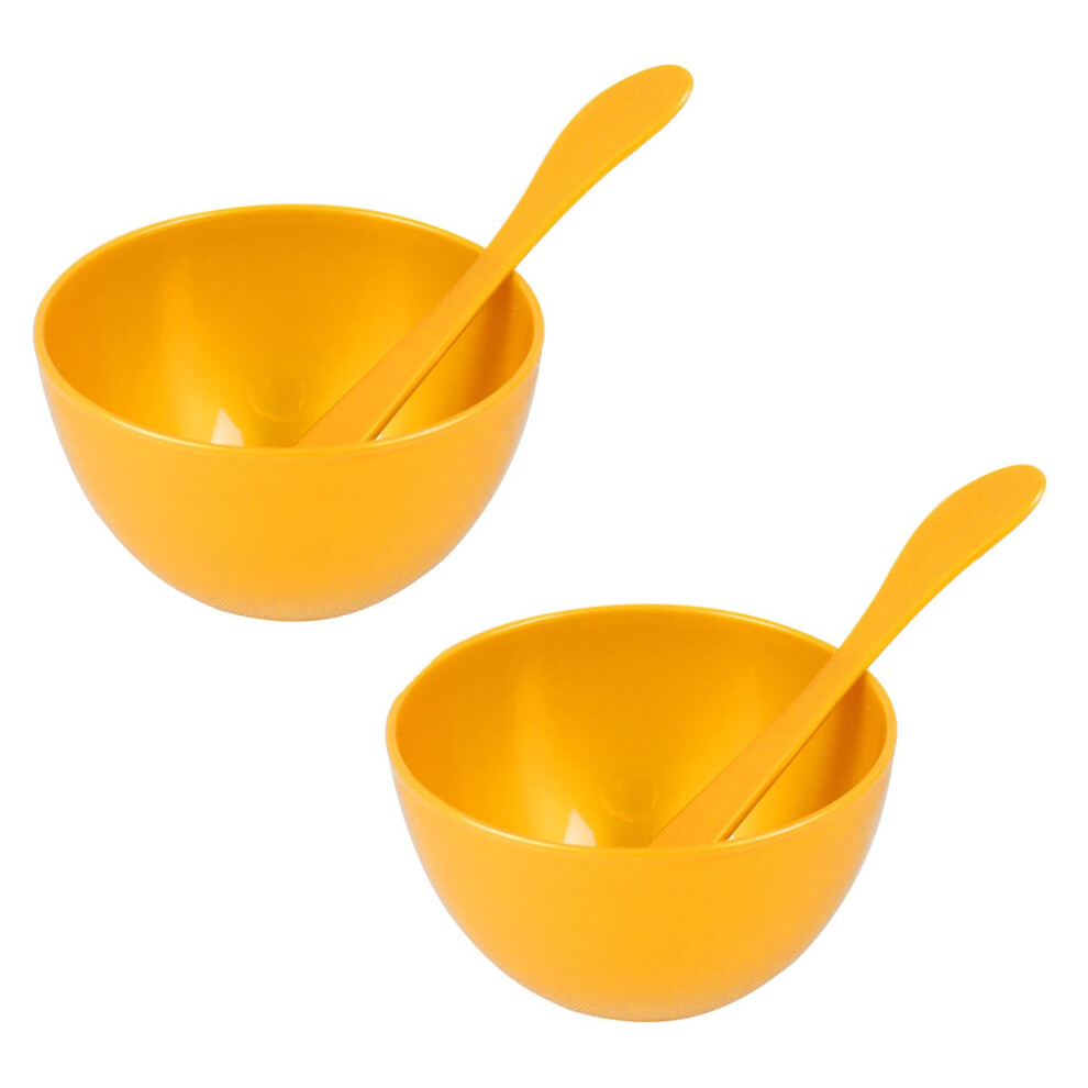 Gold Facial Mask Mixing Bowl Set Silicone Face Mask Bowl And Spatula For Skincare